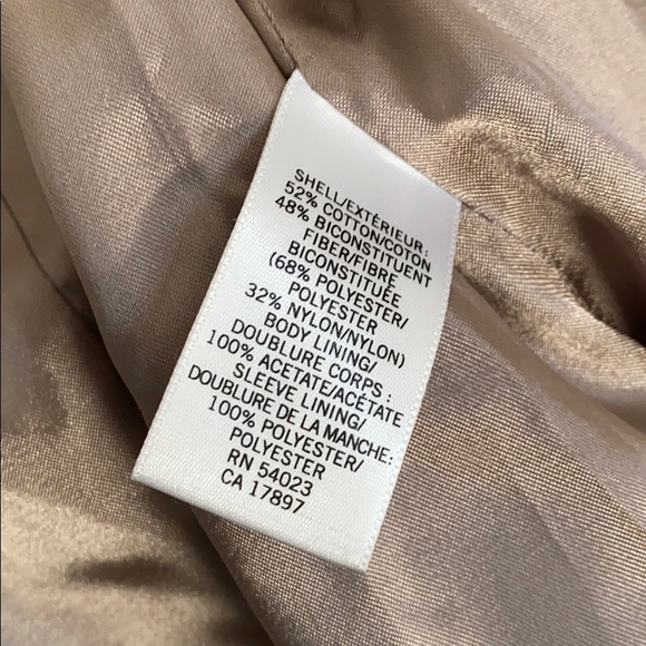 Banana Republic Black Trench Coat - Picture 9 of 9